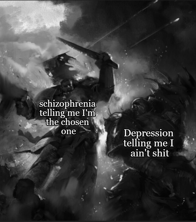 Caught in Bipolar Fantasy Battles