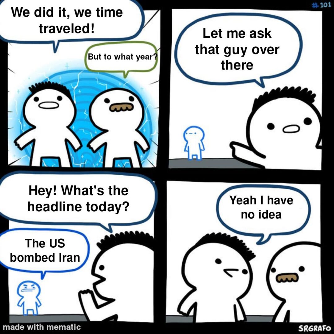 Time Travel Plot Twist: Unchanging Headlines