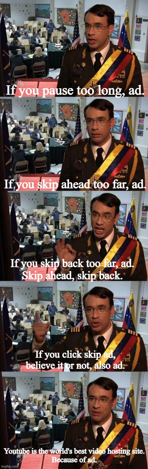 YouTube Ad Overload: Pause, Skip, Repeat