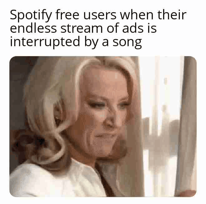 Ad Marathon Meme: Music Distraction