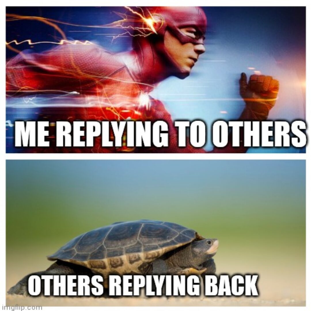 Slow Connection Woes: Turtle Speed Replies