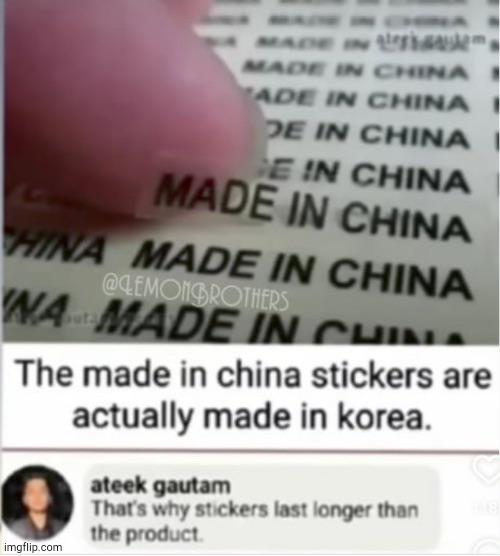 Outsourced Stickers: A Global Plot Twist