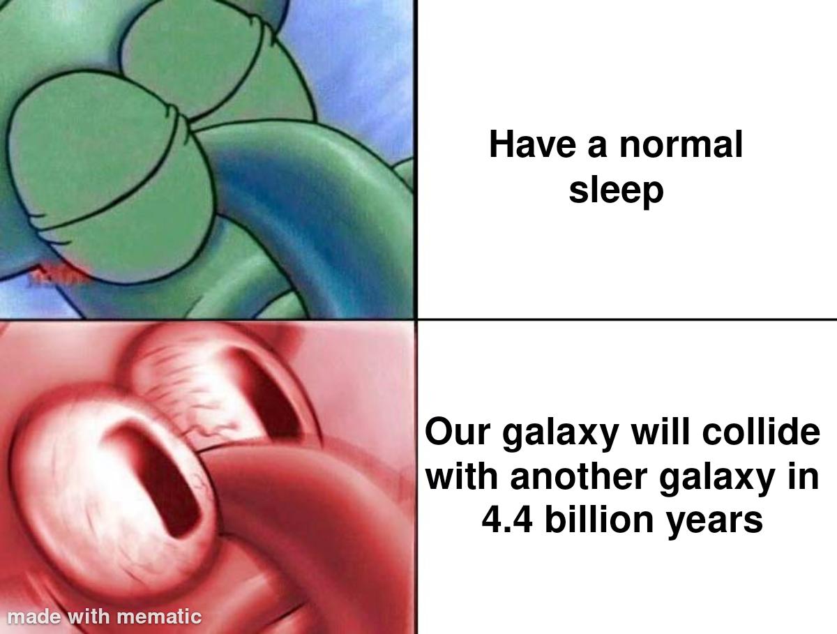 Cosmic Collision: Sleep vs. Dread