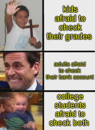 Life’s Stages of Fear: Grades to Finances