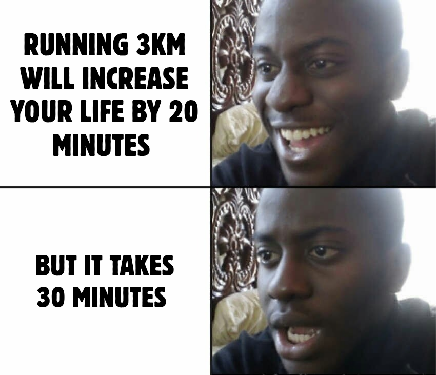 Is Running a Time Heist or Time Loss?