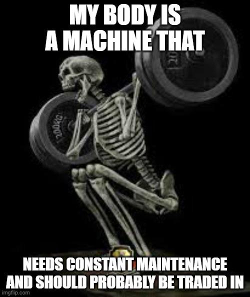 Bones Over Brawn: Gym Struggles