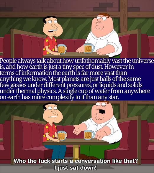 Cosmic Truth Bomb Before Lunch