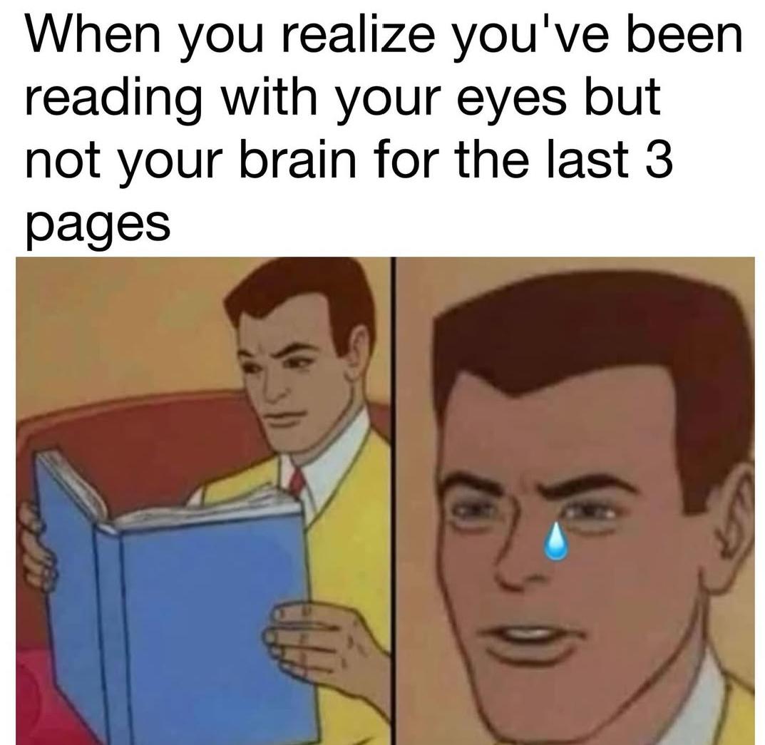 Reading Spree: Eyes Fast, Brain Slow