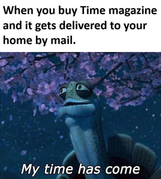 Time Magazine: Your Moment Awaits