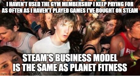 Gym Memberships vs Steam Games: A Funny Parallel
