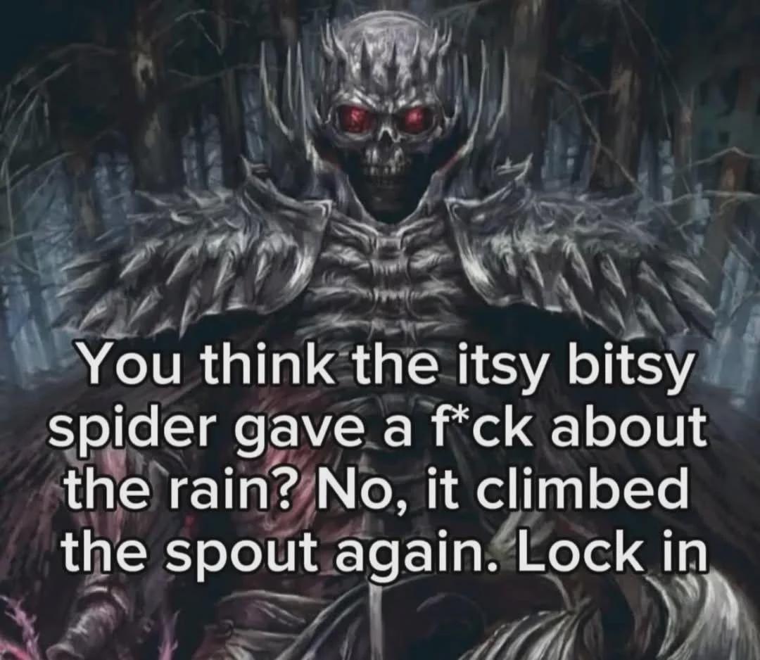 The Itsy Bitsy Metal Spider Rises