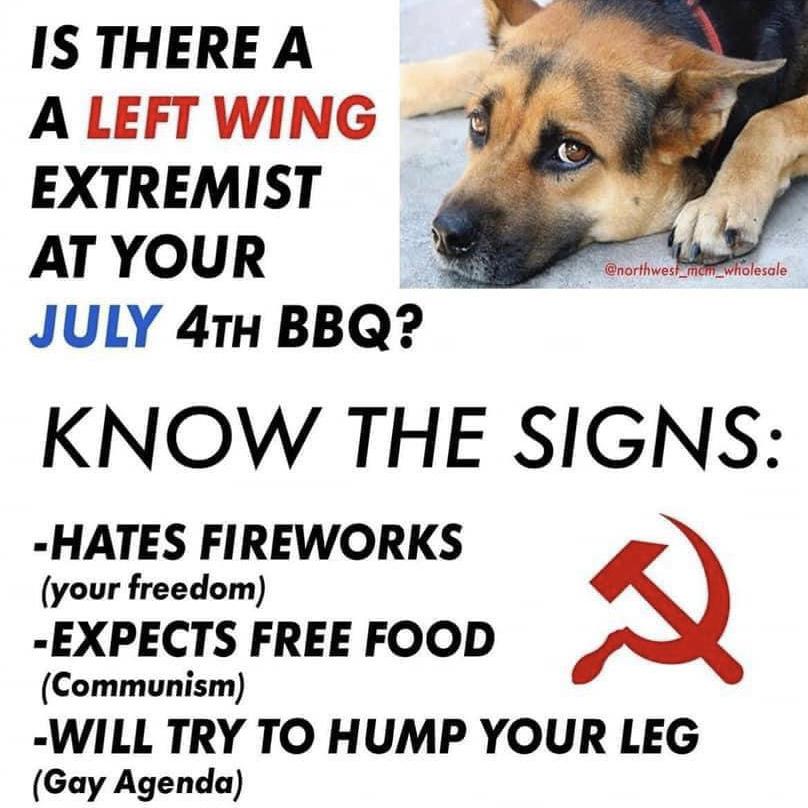 Watch Out for BBQ Commie Dogs!