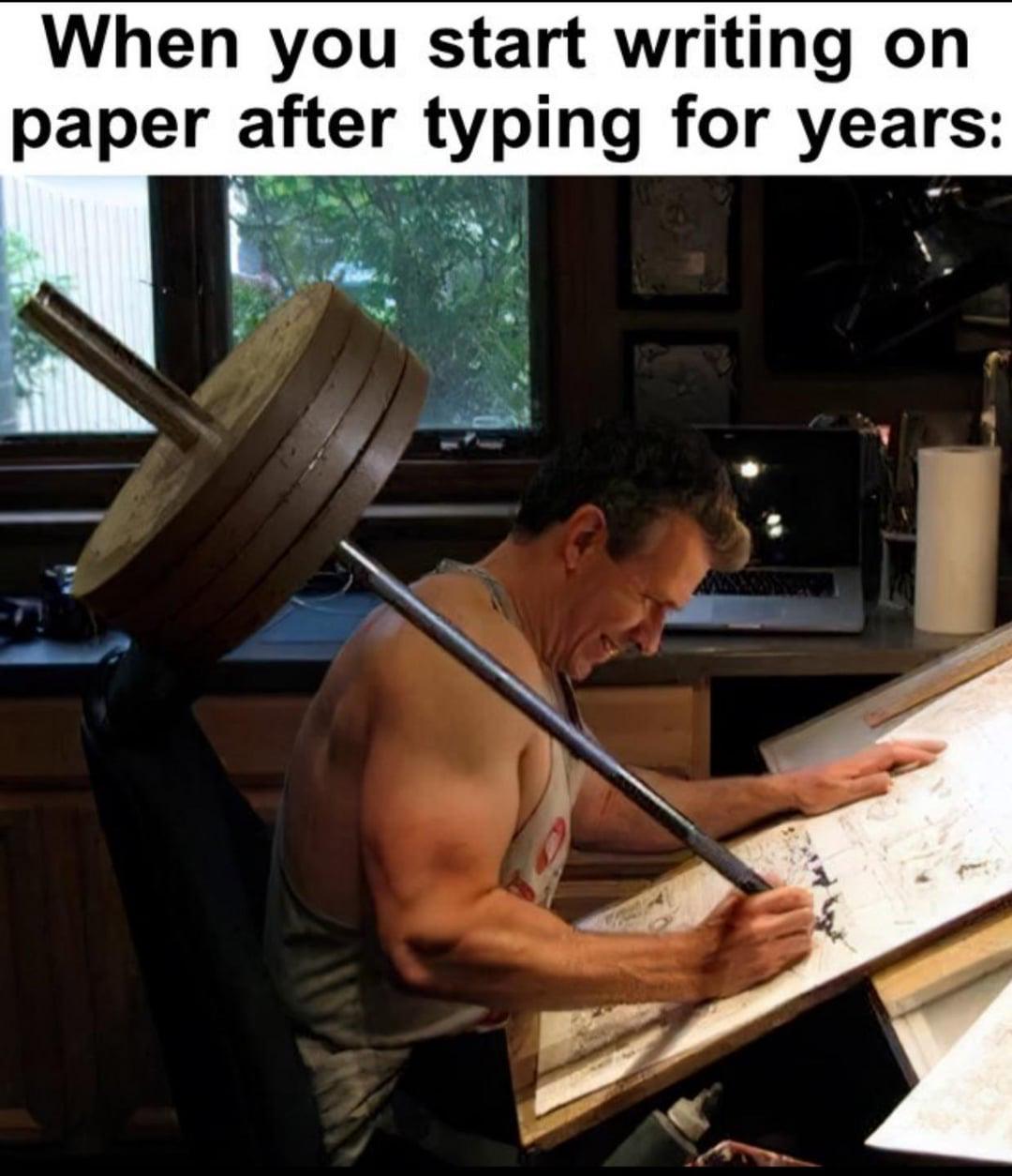 Keyboard to Paper Workout