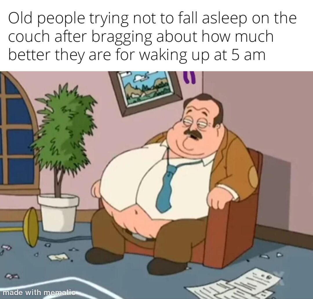 Morning Struggles: Couch Wins Again