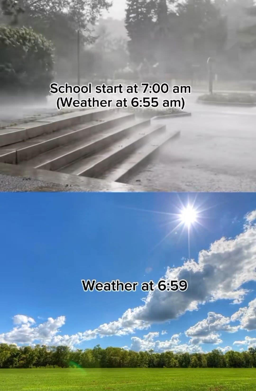School Time Weather Pranks