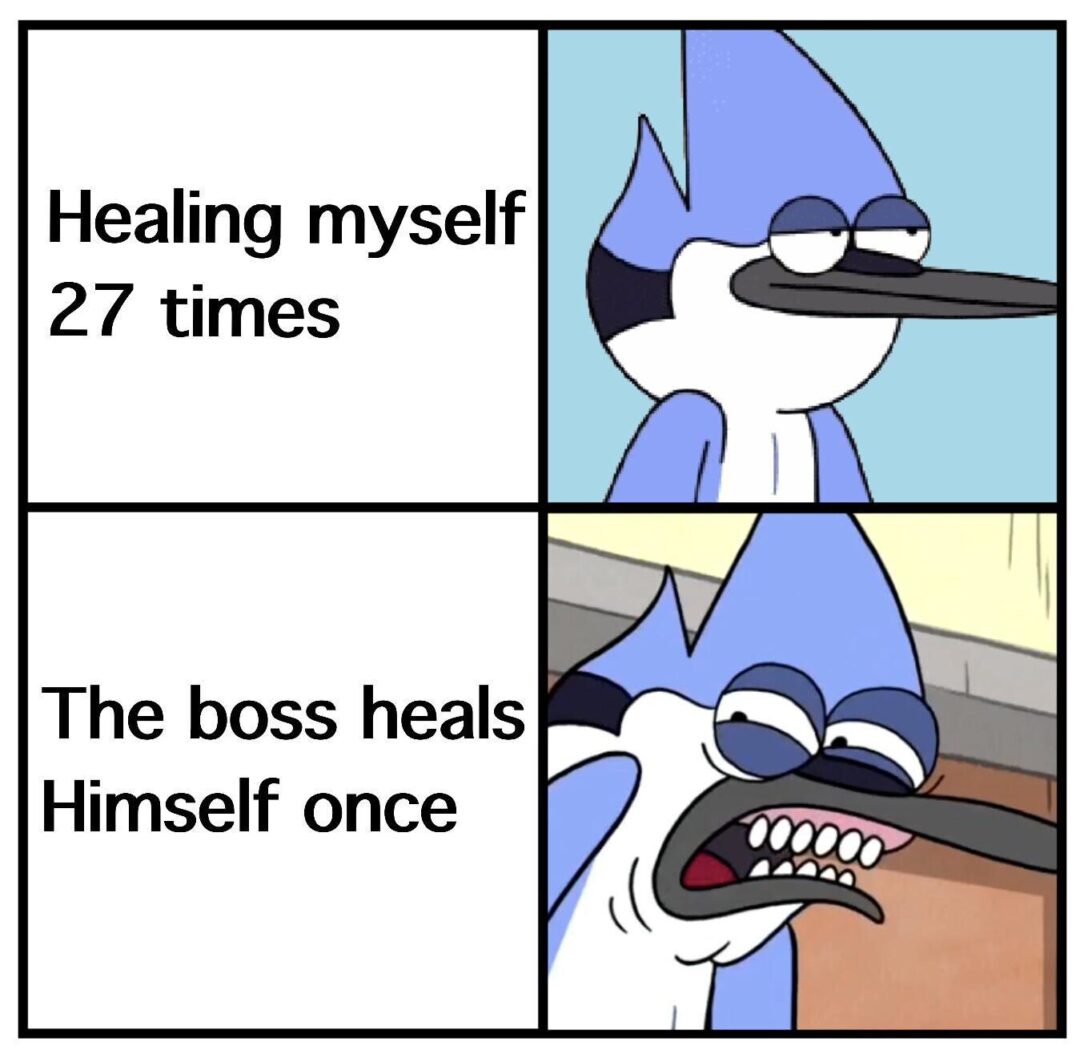 Boss’s Unfair Healing Trick