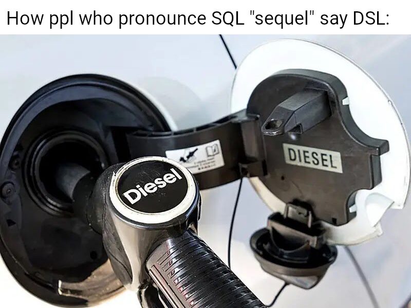 Laugh at Tech Jargon: SQL vs Diesel Dilemma