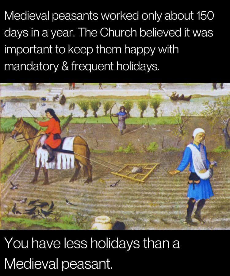 Medieval Peasants vs. Modern Work-Life: Surprising Truth