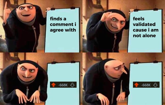 Gru’s Relatable Meme: Social Media Realities