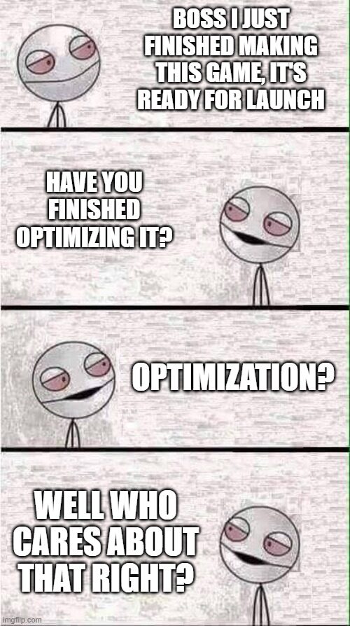optimization, is that a food?
