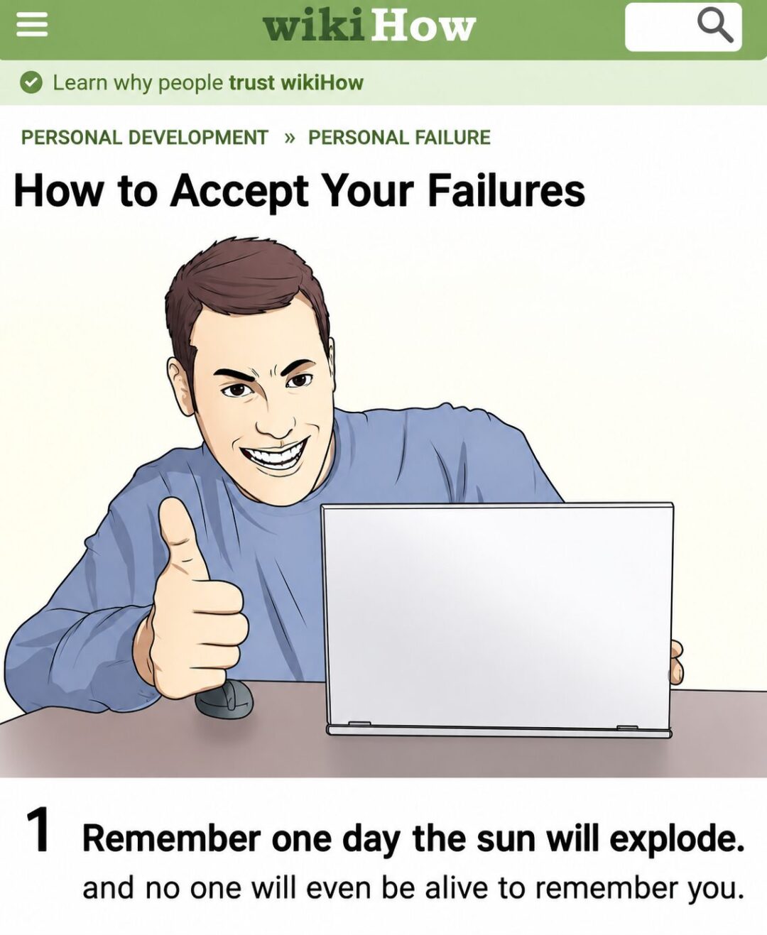 WikiHow Really Said: Nothing Matters, Move On 💀 – Meme Breakdown