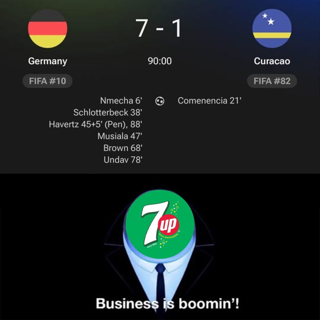 7up spreading trumas in World cup