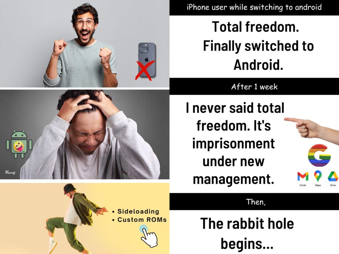 Android freedom has multiple levels