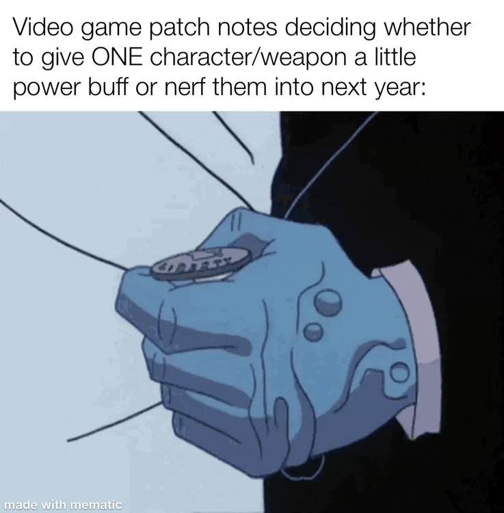 Buff or nerf…call it.