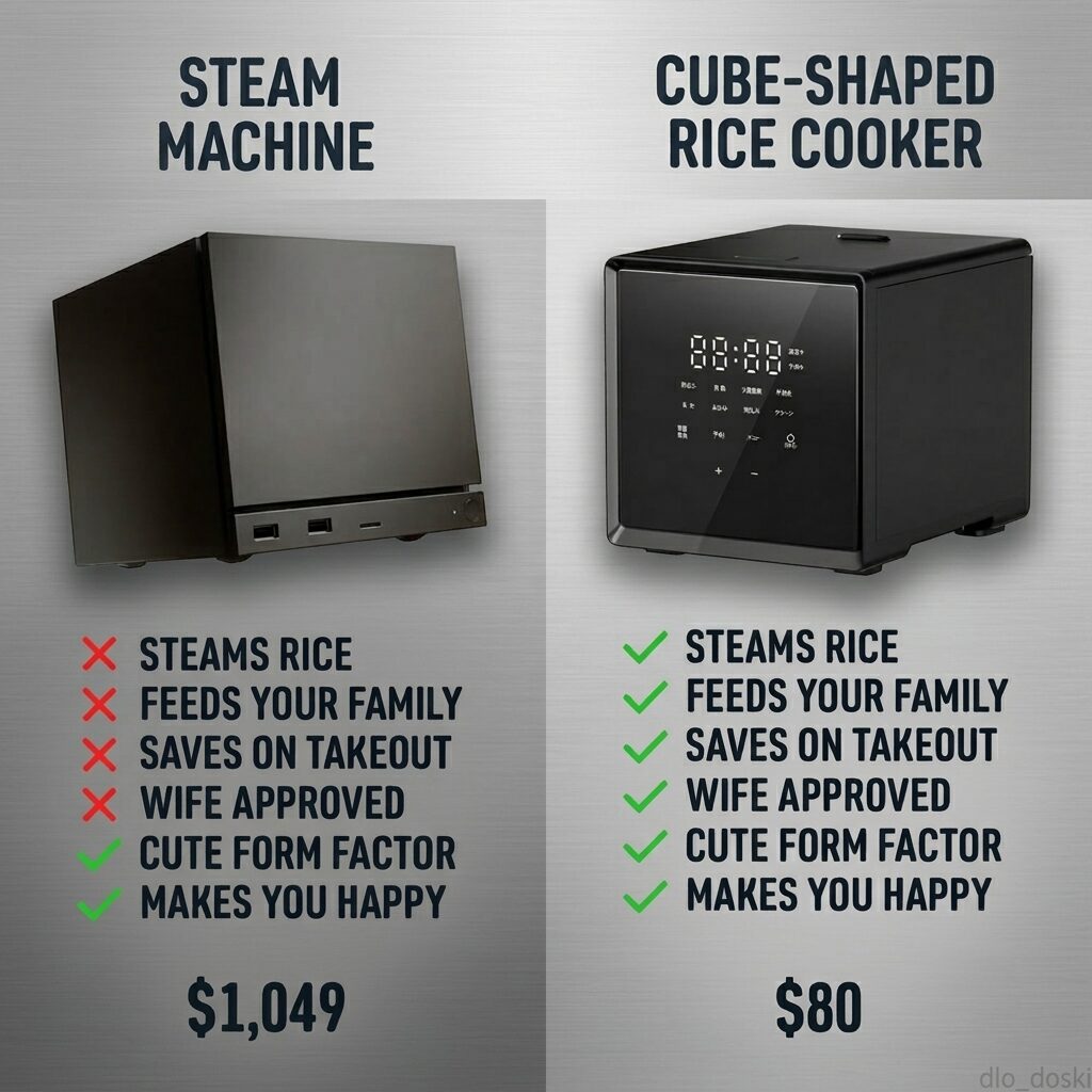 Cube-Shaped Rice Cooker will make you happy