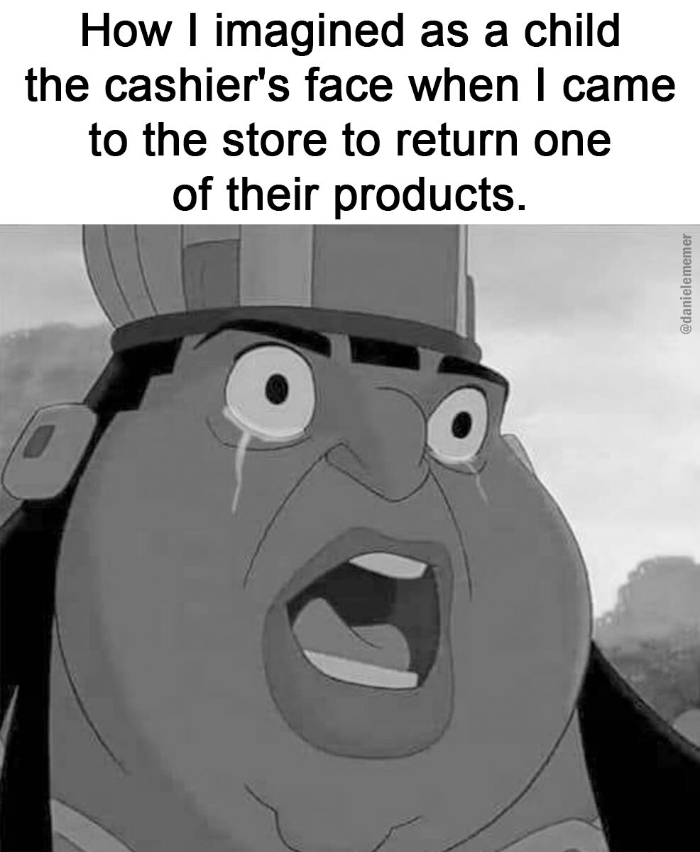 I don’t wanna make the cashier sad :(