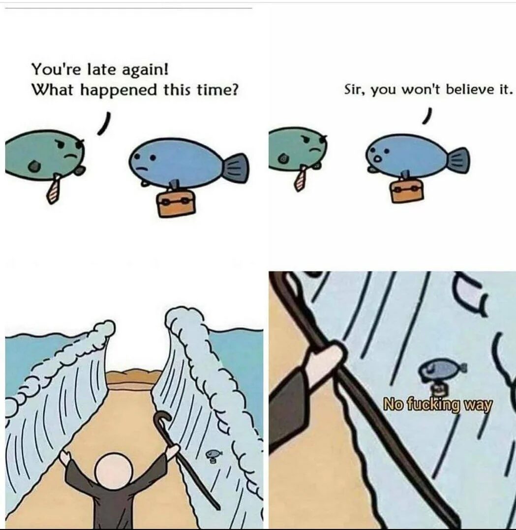 No fkin way