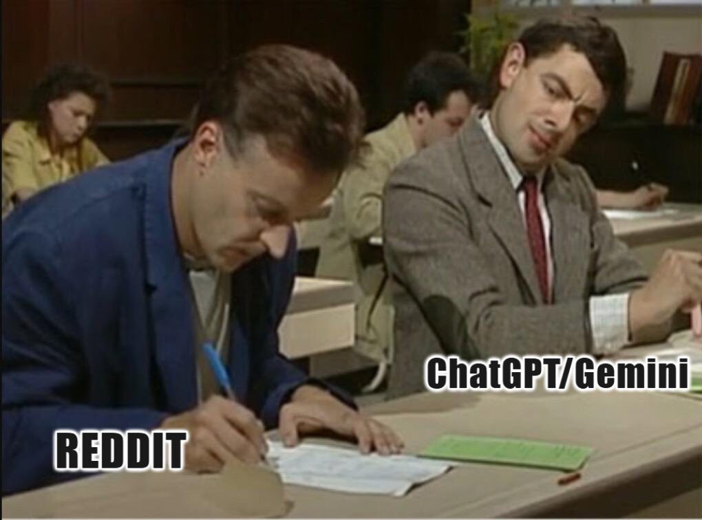 What Reddit says today, AI says tomorrow.