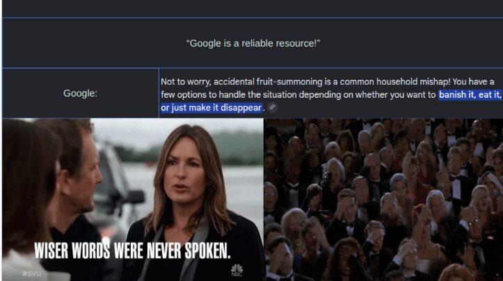 “Google is a Reliable Resource”