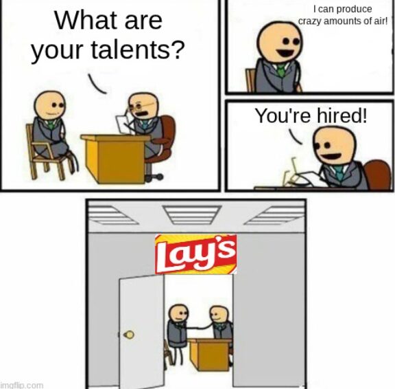 Half the bag, It’s always half the bag.