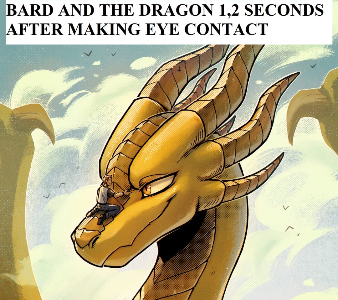 “Just so you know, the dragon can’t shapeshift.” “We’ll figure something out~”