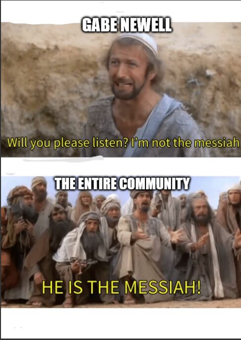 He is the messiah!