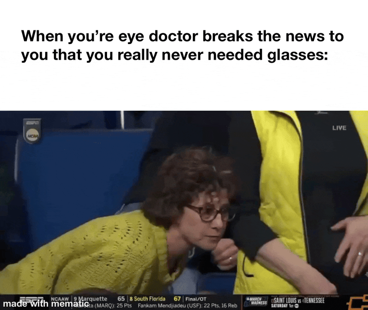 Mother watching her son’s wrestling match