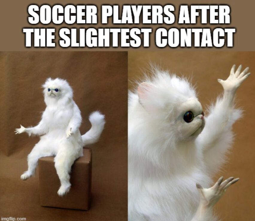 NEW TO SOCCER AND I NOTICED THIS A LOT