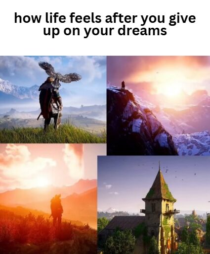 its peaceful i mean
