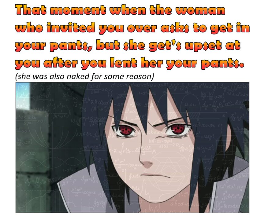 A woman can be too poor to afford clothes and they’ll get mad at you for donating clothes to them. Smh.