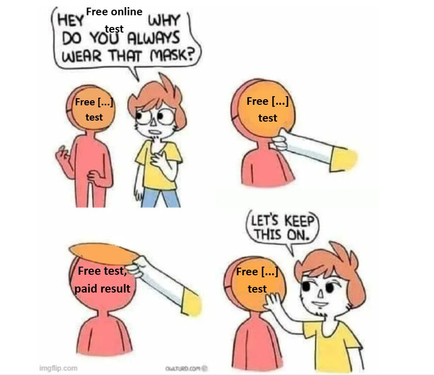 Turns out the real IQ test is to not take the test in the first place