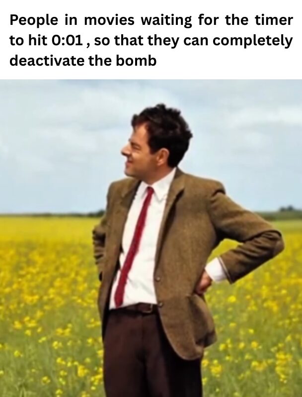 A typical movie scene
