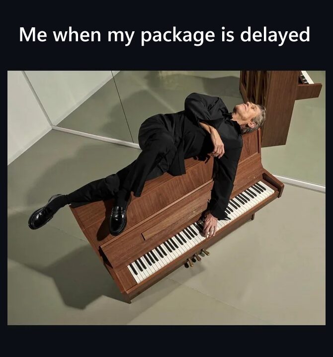 I want my package!