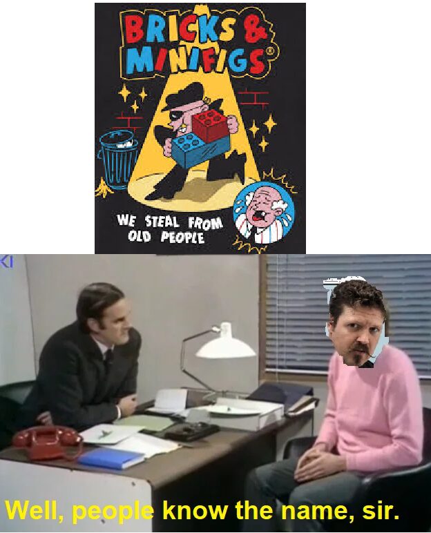Well, people know the name, sir.