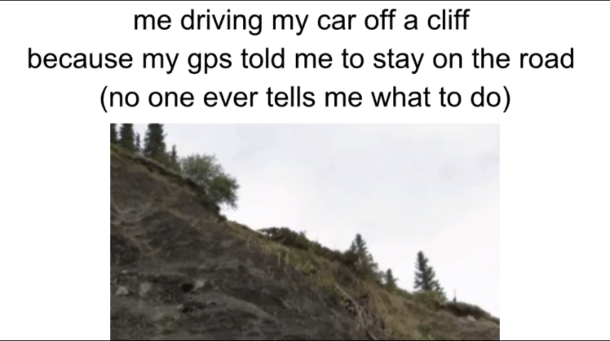I won’t do what you tell me