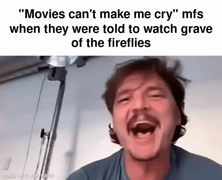 Yeah that movie made me cry