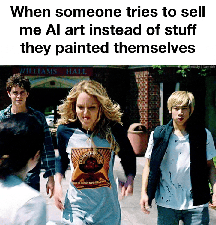 I ain’t buying your AI slop!