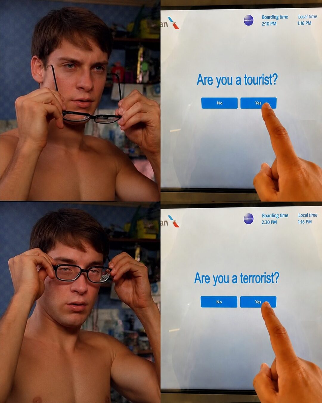 US airports be like