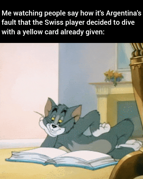“Argentina paid FIFA to make the pitch look like a swimming pool guys you don’t get it!”