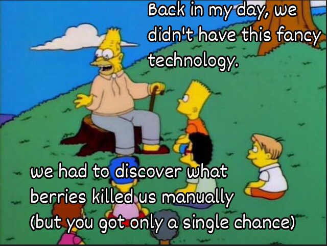 Back in my day, we didn’t have this fancy technology…